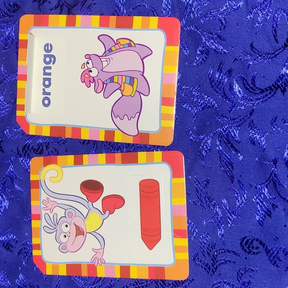 🍂3/$10 Dora the Explorer Numbers (1-10) & Colors Bilingual Flashcards complete! - Picture 8 of 13